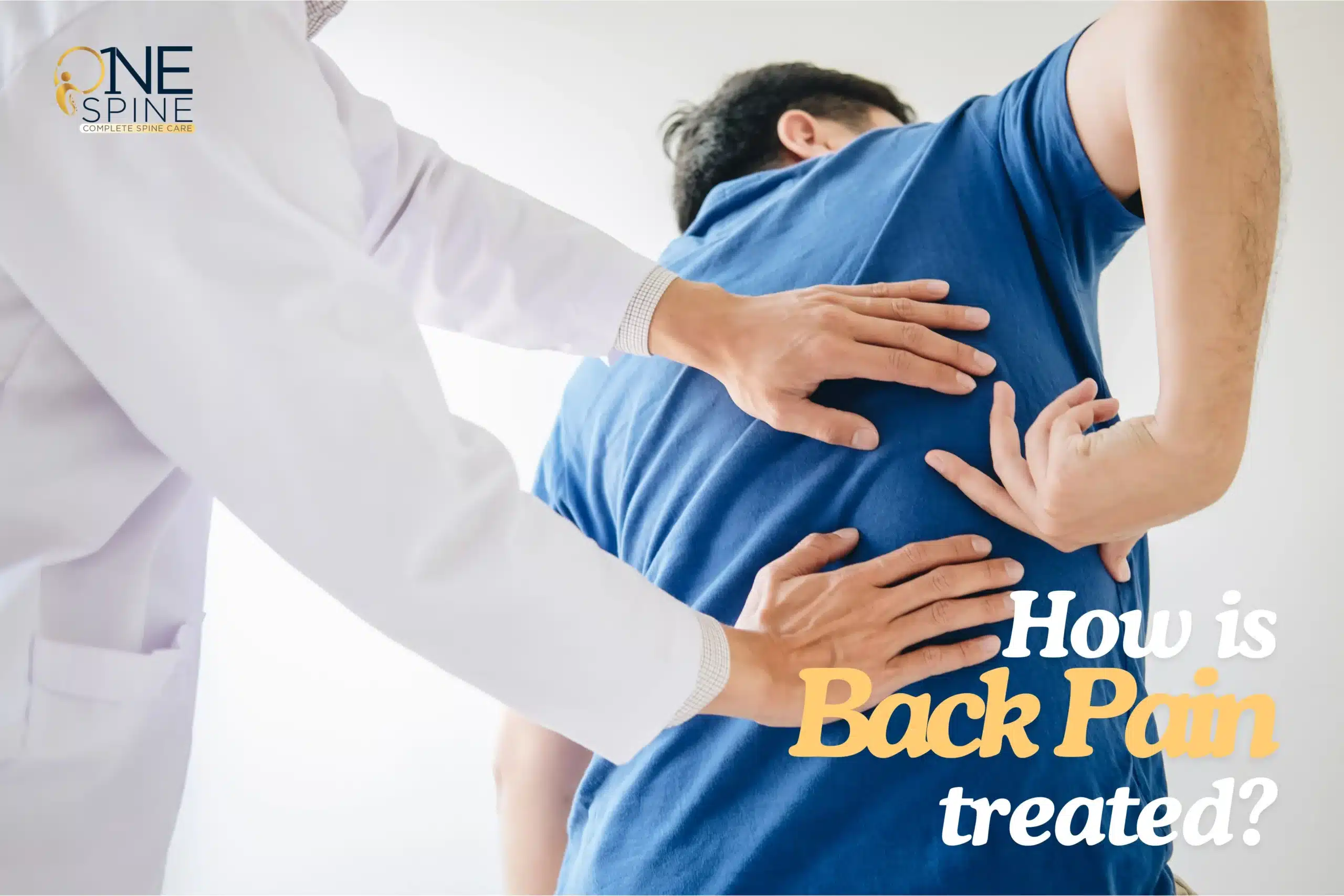 How is back pain treated?