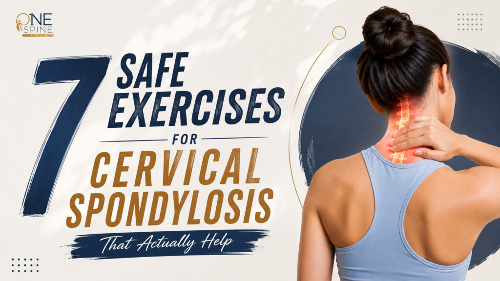 7 Safe Exercises for Cervical Spondylosis That Actually Help​