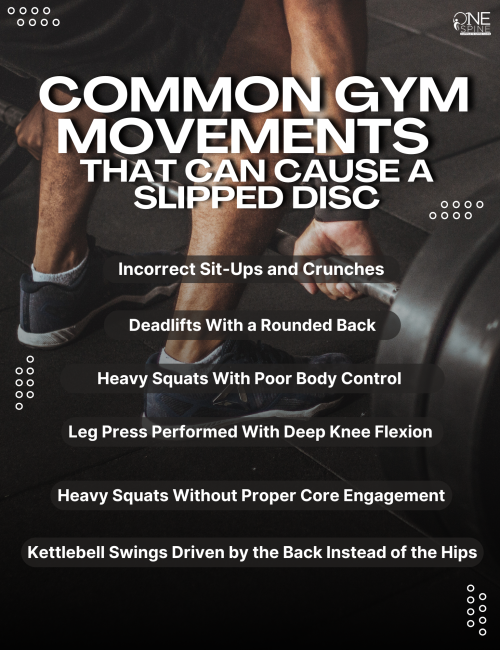 The Most Common Gym Exercises That Can Cause a Slipped Disc